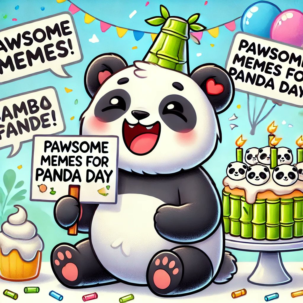 🐼 POST YOUR MOST PAWSOME MEMES FOR PANDA DAY!! 🐼 IN DISCORD : discord.gg/stepn

PRIZES:
🏅 1 Top entry with the most moderator/ambassador/team votes wins 3,000 GMT!
🥈 5 participants will win 500 GMT each!
🥉 10 other participants (based on number of votes will be
