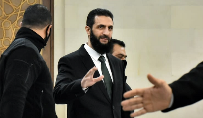 jihadwatchRS's tweet photo. Syria: President signs temporary constitution establishing Sharia rule for five years - 
 https://t.co/ztUplP5373 https://t.co/04CbQyUlG8