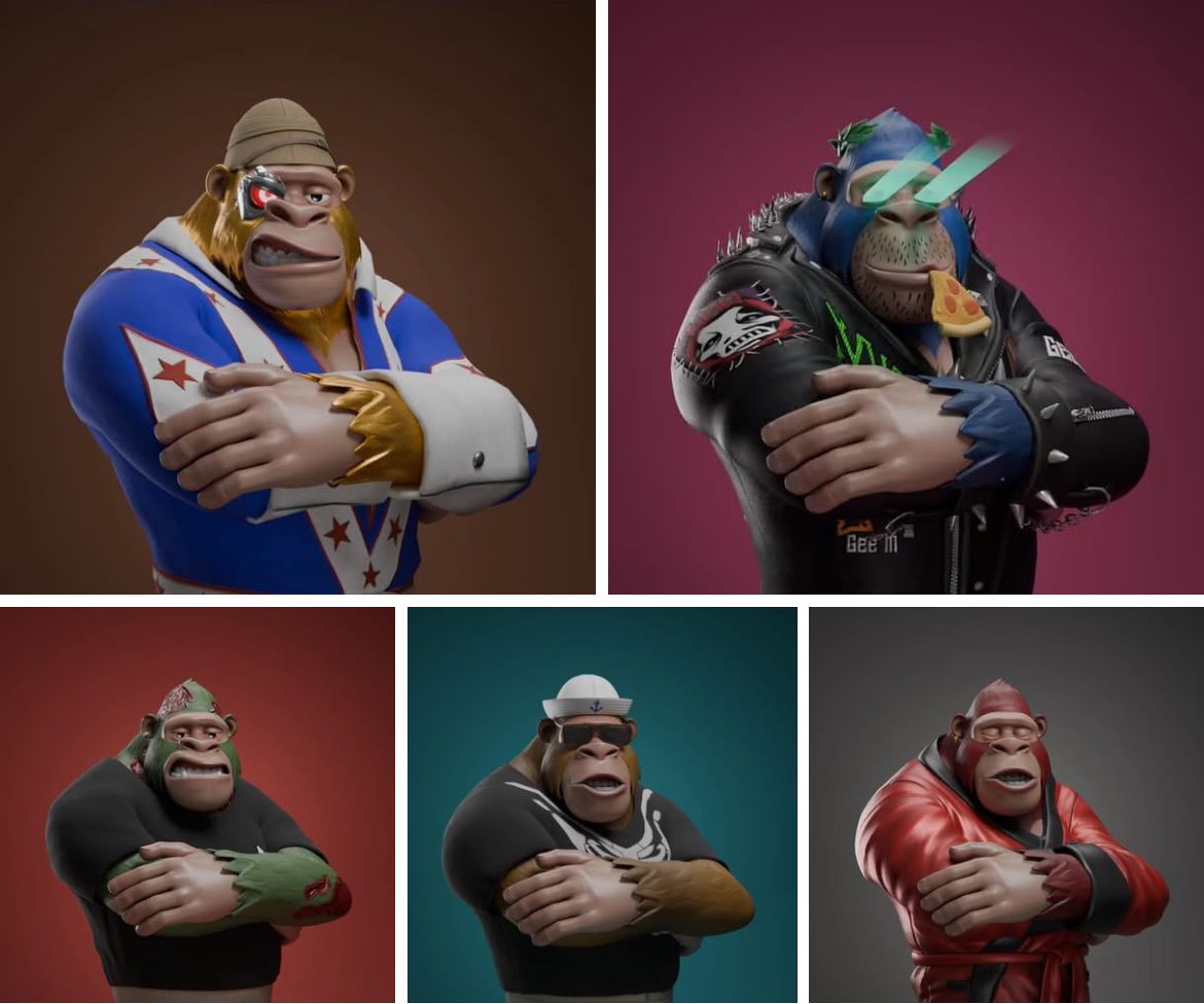 I was a day 1 minter for <a href="/GeezOnApe/">GeezOnApe</a> and have been slowly accumulating more. Just joined the 5 timer club 
They keep building and adding value to ApeChain.