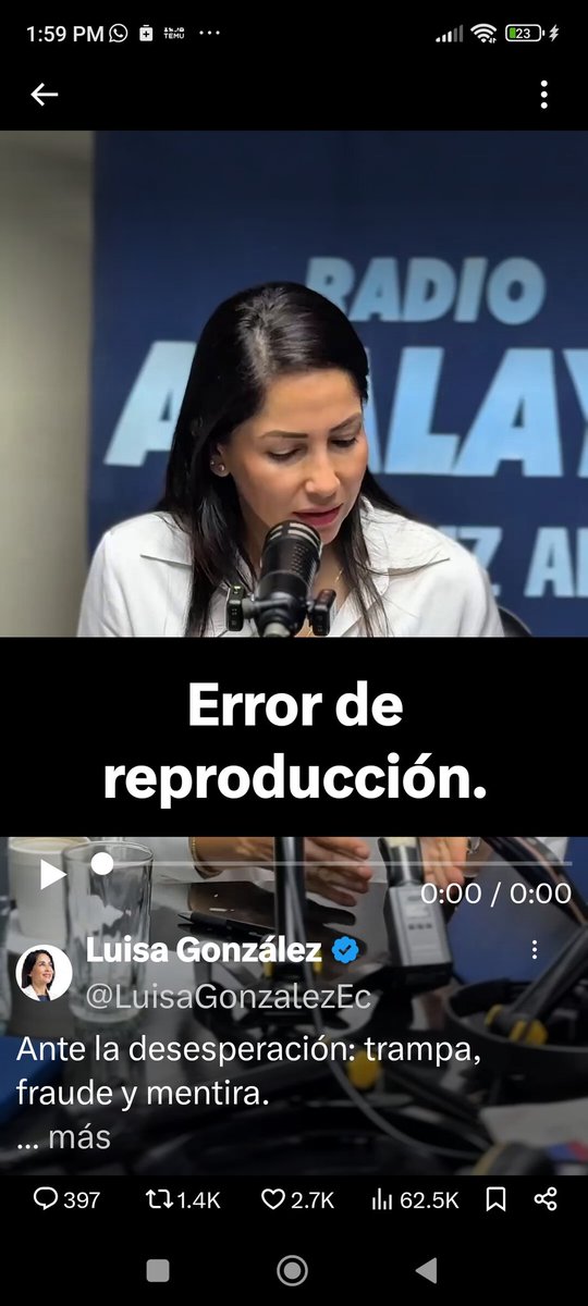 JhonRueda100's tweet photo. @LuisaGonzalezEc @RC5Oficial https://t.co/1x9V1hwaRR