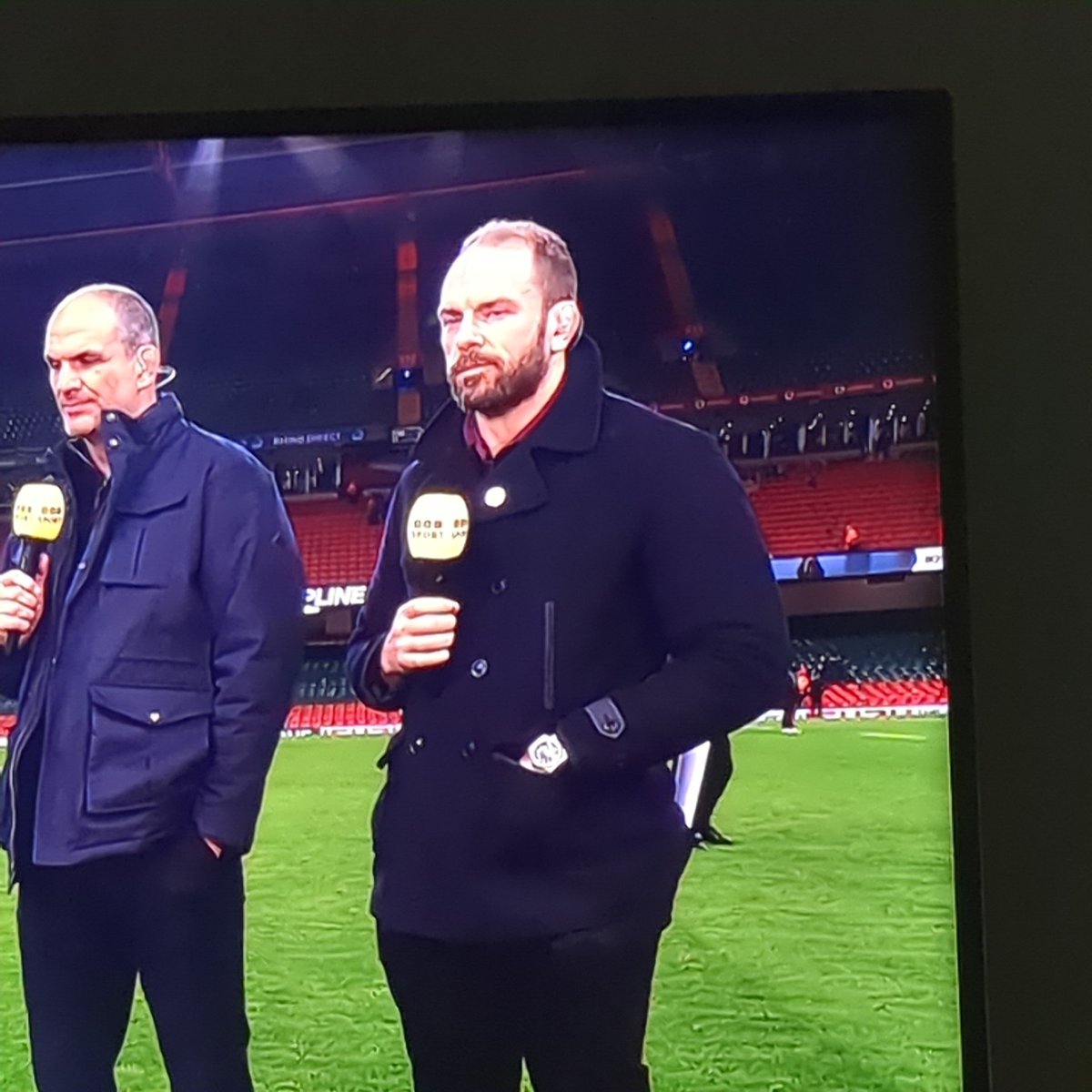 Greg_Freck's tweet image. #SixNations 
#alunwynjones with a face looking like someone has just keyed his car 🚗 😂😂😂😂😂😂😂😂