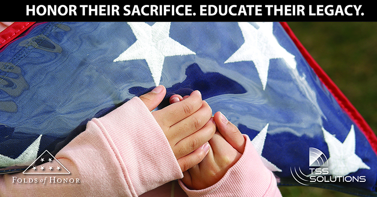 solutions_tss's tweet photo. TSS Solutions proudly support Folds of Honor, which provides life-changing scholarships to children and spouses of fallen and disabled military veterans, and families of America’s first responders. Help us support this important mission: https://t.co/eNyU0hjjHW
🇺🇸 https://t.co/kaWApmDwYY