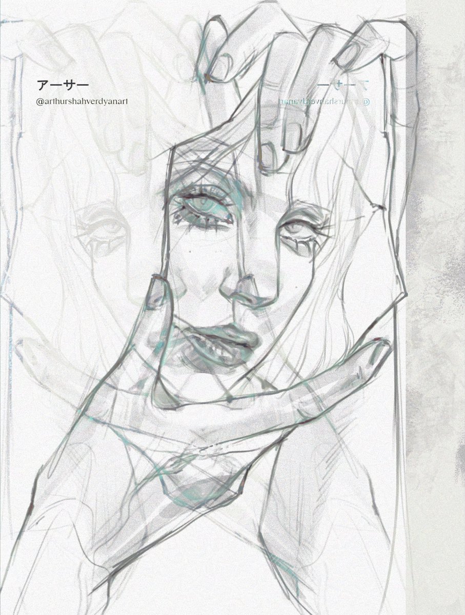 ArthShahverdyan's tweet photo. The sketch                         The artwork https://t.co/AGfFy4hstV