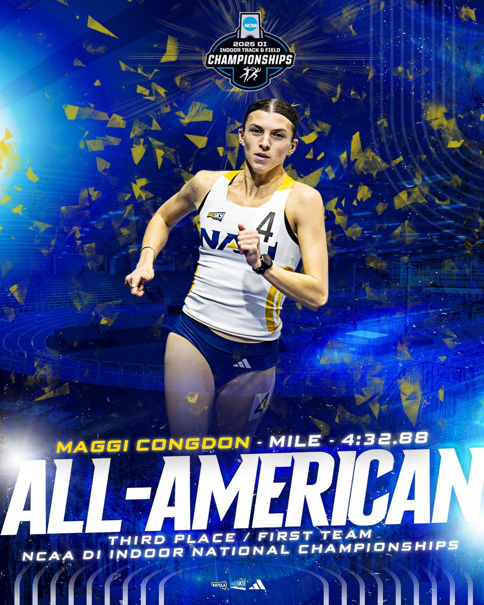 MAGGI CONGDON ‼️

Third in the nation in the mile! 🪓

#RaiseTheFlag | #BigSkyTF