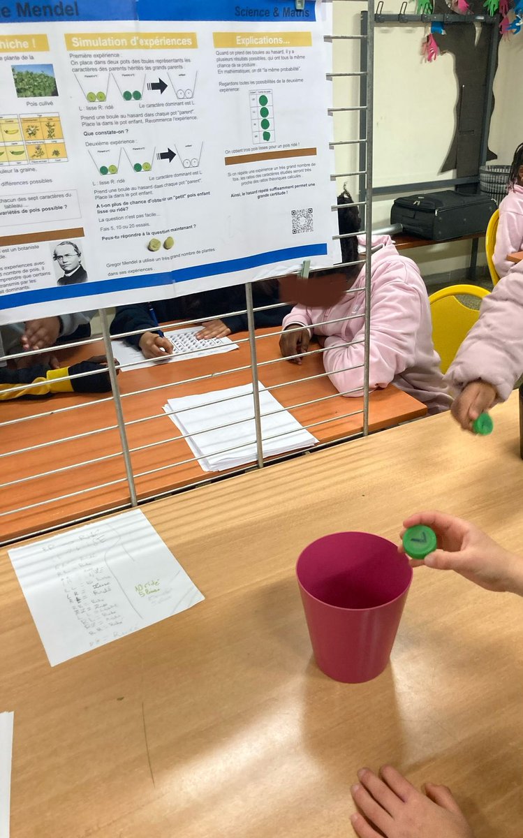 Trois classes de l’école Marcel Pagnol à l’Ariane ont participé à une exposition immersive sur la biodiversité. Une expérience qui montre comment nombres, formes et formules expliquent la nature qui nous entoure. 
#VivreLesMaths
#SciencePourTous
#REP