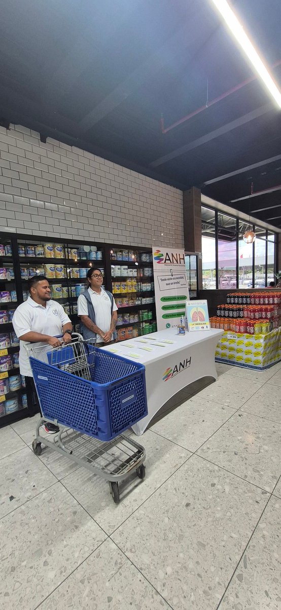 ANHPanama's tweet photo. Queremos agradecer a @SuperCarnes_ por permitirnos hacer la colecta de alimentos para personas afectadas por #tuberculosis en #panamaoeste https://t.co/shvjZnmFh5