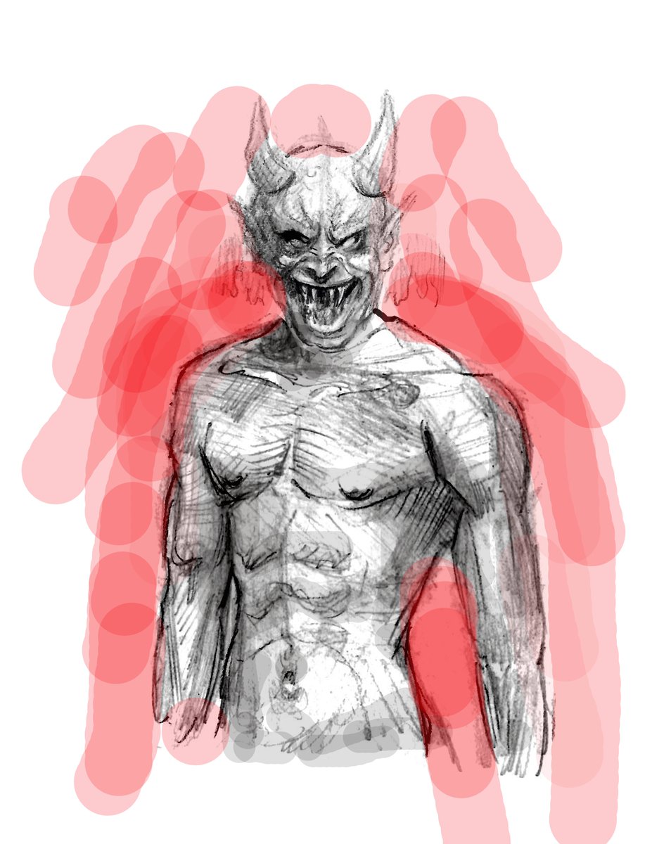 ScotCampbe1955's tweet photo. #incubus #demon #devil #evil #sketch #krita https://t.co/BHQddTGs4z