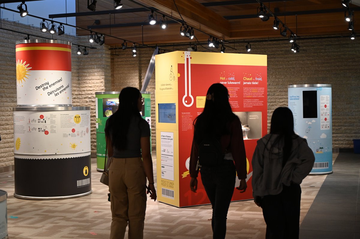 DiefCentre's tweet photo. Remember the Taste of Science exhibit? 📸 It was a highlight at the Diefenbaker Canada Centre! If you didn’t get a chance to see it, come check out our latest exhibit, Hunt. Gather. Fish. Explore.

Learn more at https://t.co/0jDLJ7BRma

#usask #yxe #tasteofscience https://t.co/UpgbimhJxI