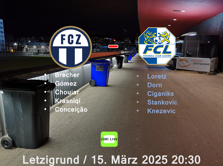 Zuerilive's tweet photo. #FCZLUZ jetzt live auf https://t.co/2omBzpd7tD https://t.co/4yYyYIT2BM