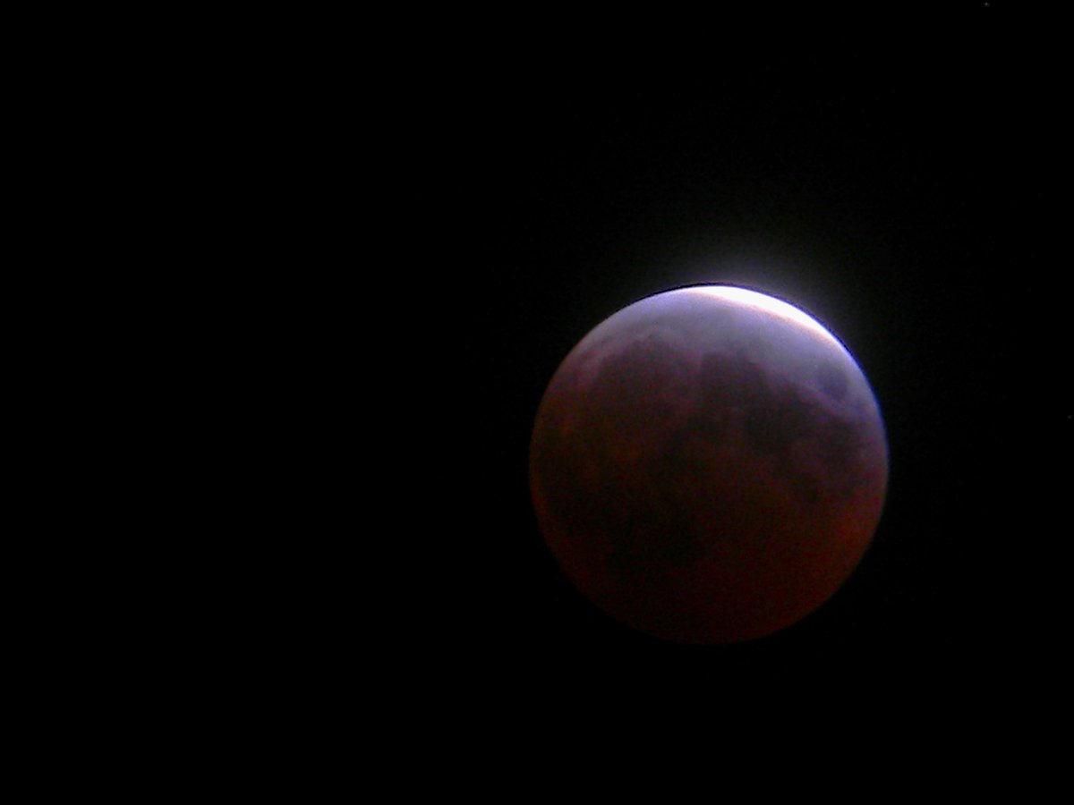 The eclipse just before peak coverage