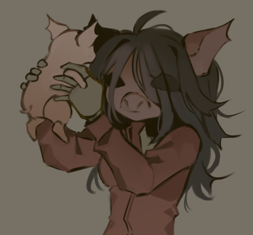 Asukeq1's tweet photo. Drawing the Pig carrying Piggies #DeadbyDaylight #DeadbyDaylightfanart #AmandaYoung https://t.co/6zsg9eHGQw