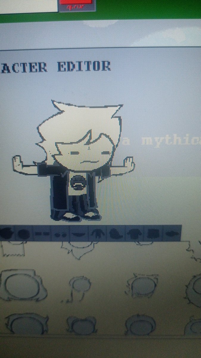 vrizoah's tweet photo. fun fact: tem cabelo de jjba no jogo @GreyArkmen @TSlendyman @jojthedoge_pog @Lewuzin #TheGenesisProject #Homestuck https://t.co/IVnAdplAKb