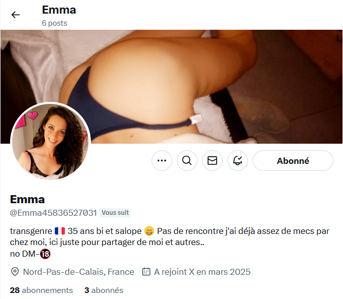 Shaynez_Soumize's tweet photo. Notre Superbe Emma est de retour parmi nous!!! 😍
Elle nous a vraiment beaucoup manquée. 🥰
Trop contente de son retour. 😊
N'hésitez pas d'aller la follow sur son nouveau compte : @Emma45836527031
En vous remerciant!!! 😘
#EmmaEstDeRetour #EmmaIsBack https://t.co/GudfhFxuRm