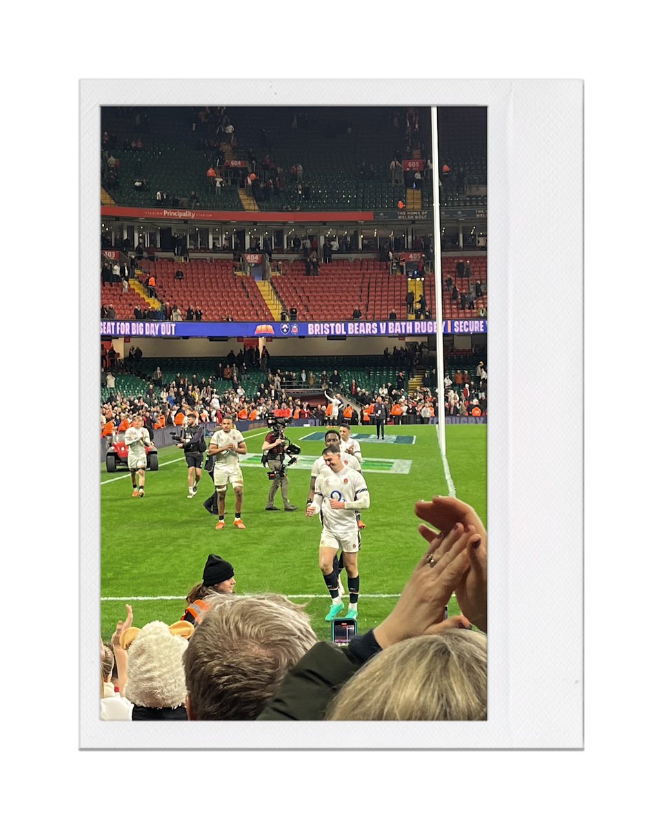 An England win in Cardiff🏉 my first Six Nations match ever and what a game🏴󠁧󠁢󠁷󠁬󠁳󠁿🏴󠁧󠁢󠁥󠁮󠁧󠁿 #SixNationsRugby
