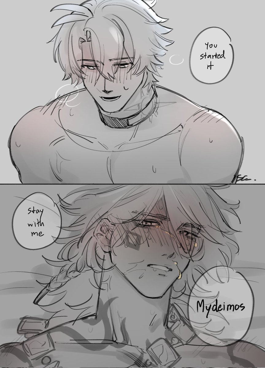 SChxqn's tweet photo. phainon's taking care of his alpha 😔 (way too hardcore) #myphai https://t.co/5gMpiP83pS