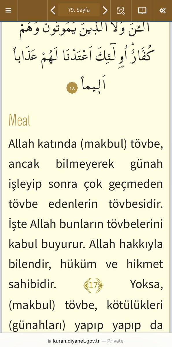 joyfirth's tweet image. Ramazanda meal okumak isteyenler için çok güzel bir imkan keşfettim. İstenirse tefsir bile var.👌🍀💫
kuran.diyanet.gov.tr/mushaf/kuran-m…

@diyanetbasin @DiyanetVakfi