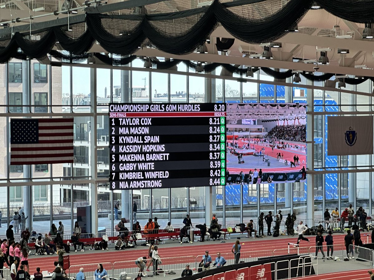 KimbrielWin2025's tweet photo. 🥹🥹🥹I’m going to FINALS 🙌 🚨 And another PR 8.42 ‼️ #NBNI #nbnationals #60mh https://t.co/Xx6ESpq3Zx