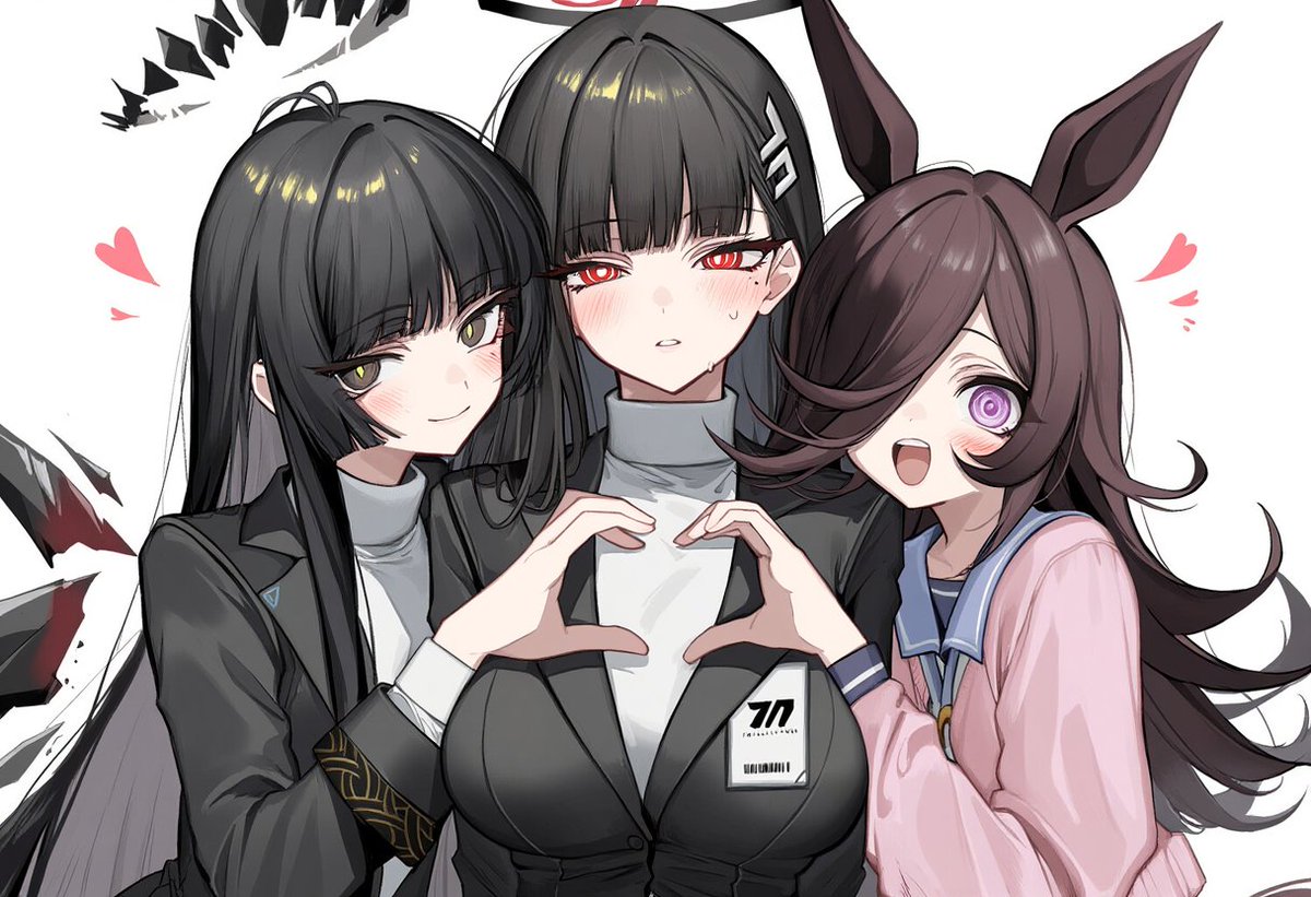 NPC10447's tweet photo. make a finger heart❤️
#明日方舟 #碧蓝档案 #赛马娘 #锡兰 #阿尔图罗 #砂狼白子 #迷迭香 #米浴 #调月莉音 #玉藻十字 #圣园未花 https://t.co/JvDyWAsf4G