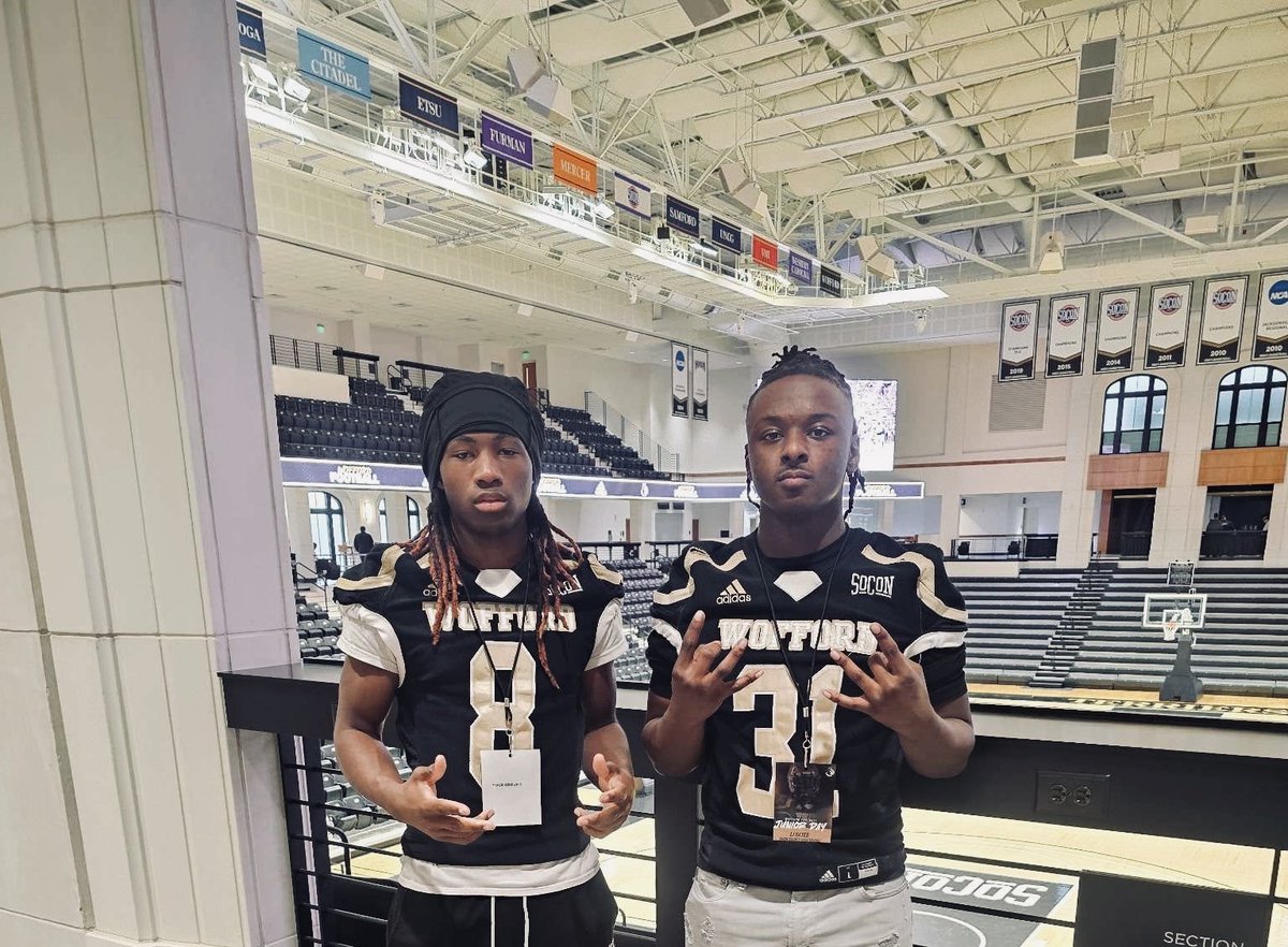 Thanks <a href="/woffordcollege/">Wofford College</a> for allowing me to come visit and watch practice and learn more about the colleges environment was great!
Thanks <a href="/SenoriseP/">Senorise Perry JR</a> <a href="/CoachQIsom/">Coach Quinnon Isom🏈</a> <a href="/FBCoach_Collins/">Peter Collins</a> <a href="/UCHS_Recruits/">Union County High School Football Recruiting</a>