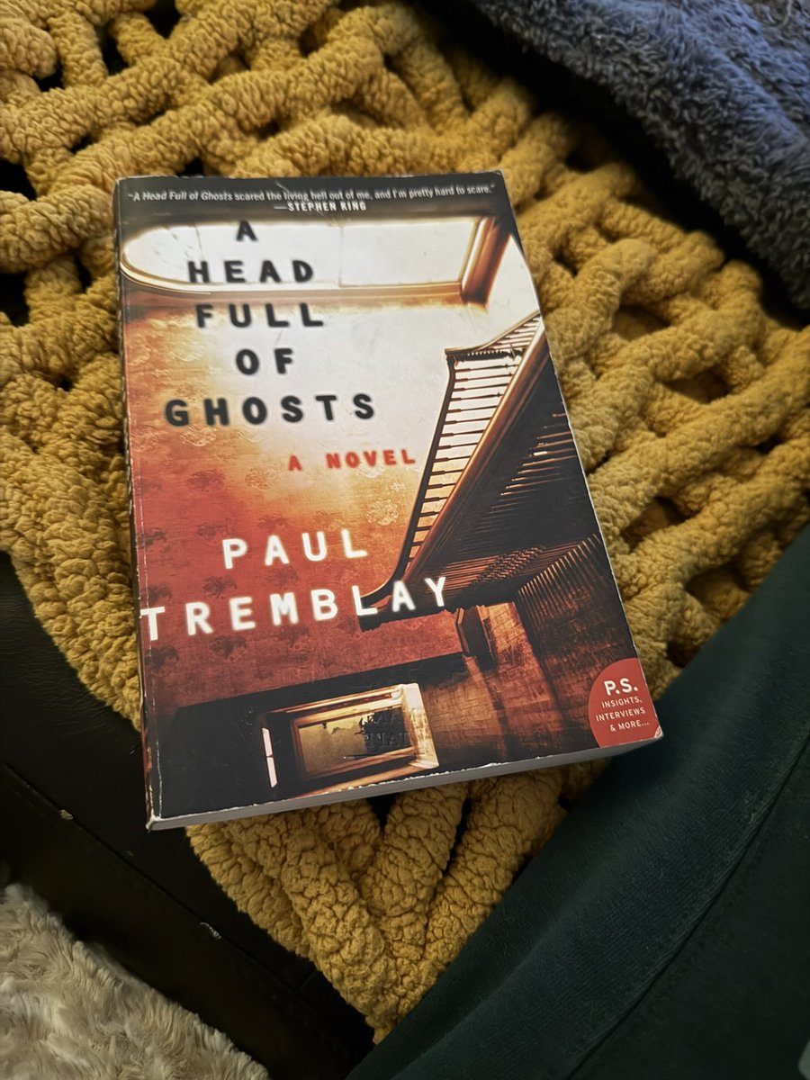 TappMandi's tweet photo. This book never ever gets old. Time to spend the rest of this stormy day reading @paulGtremblay https://t.co/vBijsR5brV