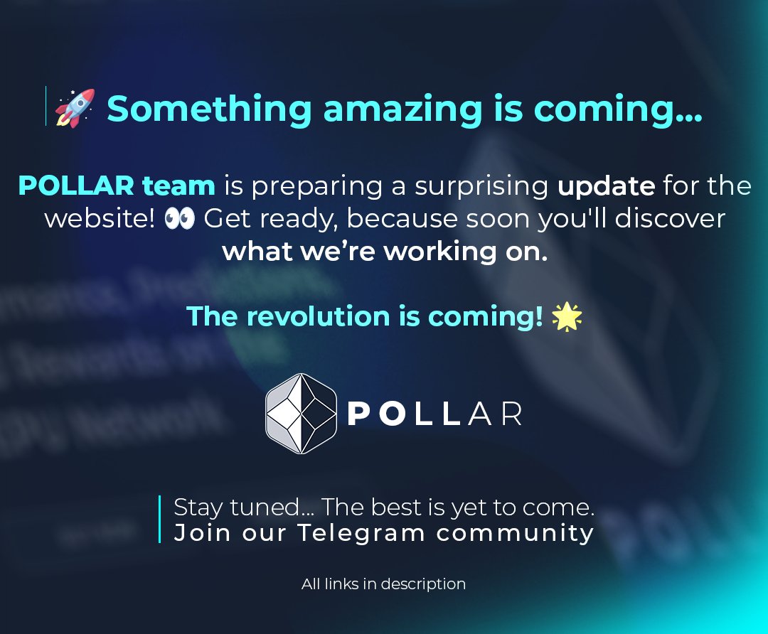 PollarOfficial's tweet photo. 👀 https://t.co/K2mrwC6snz