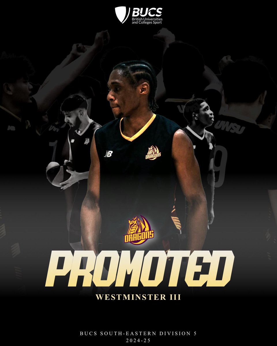 𝕻𝖗𝖔𝖒𝖔𝖙𝖊𝖉 🏆📈

Congrats to our Westminster III who will be promoted to <a href="/BUCSsport/">BUCS</a> Division 4 for 2025-26🔥

#WeAreWestminster | #WestminsterDragons