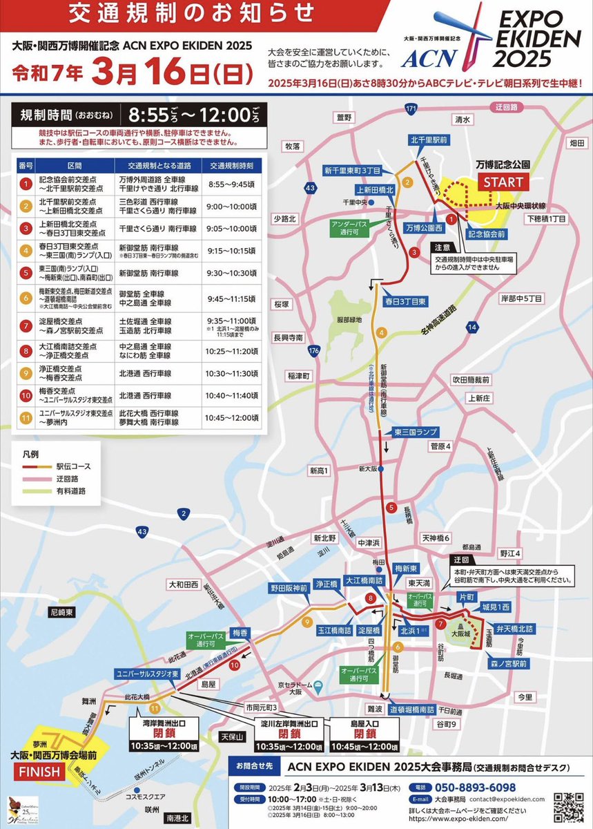 EXPO EKIDEN2025の中継で、吹田の各所が映って嬉しい🥰🌈吹田って緑が多くて、名所が沢山あって本当にいい街🩷🩷