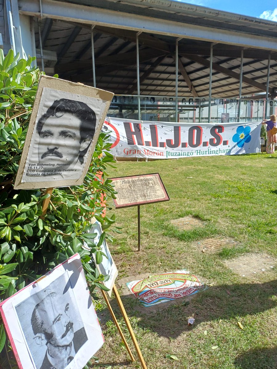 MUP_Moron's tweet photo. Participamos del acto final de La Caravana por la Memoria, Verdad y Justicia en el CCDTyT ex Mansión Seré.

#NuncaMás
#MUPAzul💙 https://t.co/YIpicJOhsw