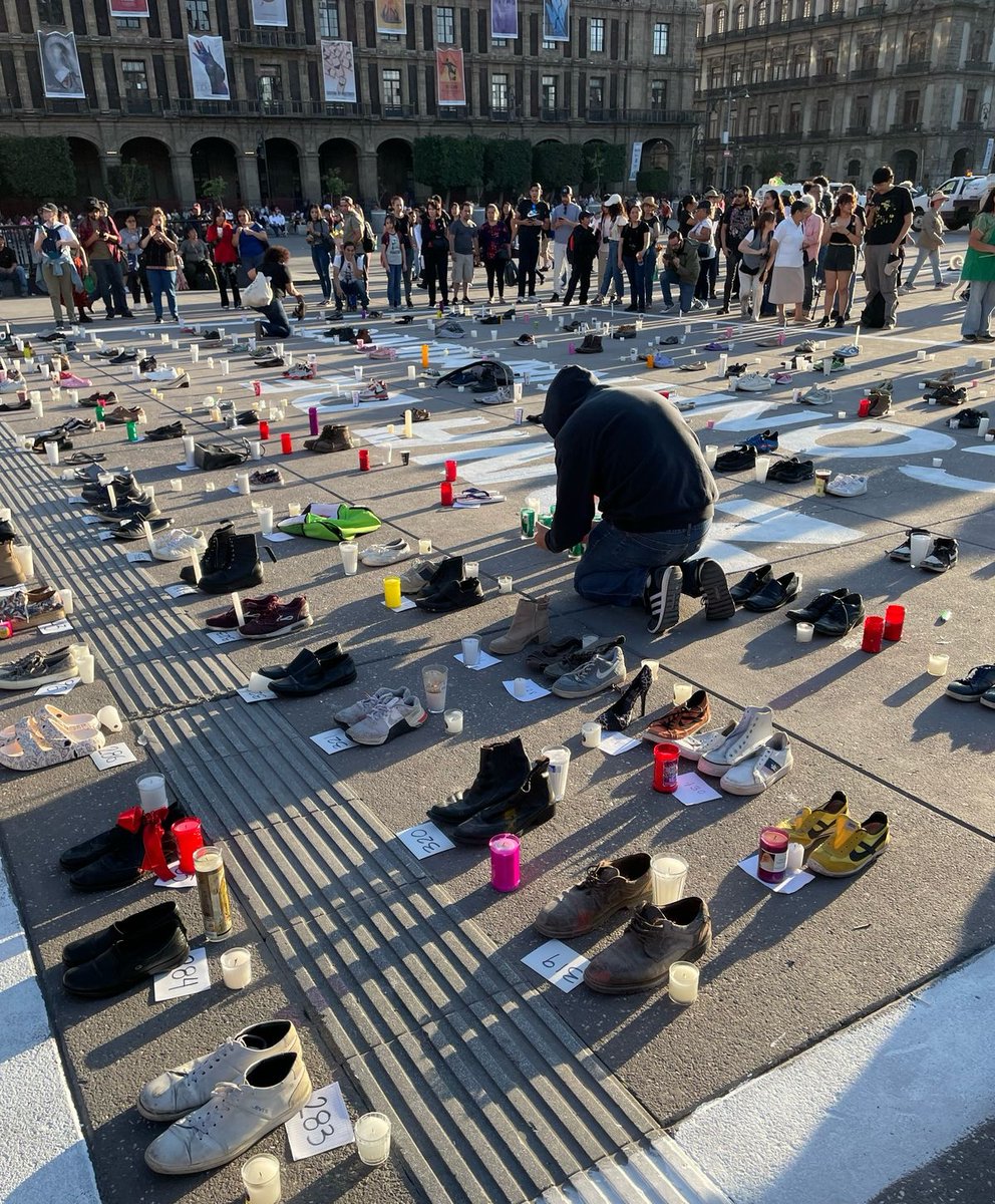 Desde el Zócalo de la CDMX les decimos: #TeuchitlanNuncaMas