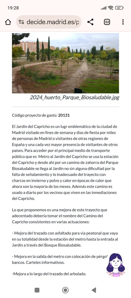 Proyecto de mejora del Camino del Capricho. #Barajas #AlamedadeOsuna
Seguimos sumando apoyos: decide.madrid.es/budgets/presup…
