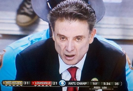 AlecIannetta's tweet photo. Love this picture of you @RealPitino! Congrats Coach! #sjubb #BigEastTournament https://t.co/1VcQyTzIMA