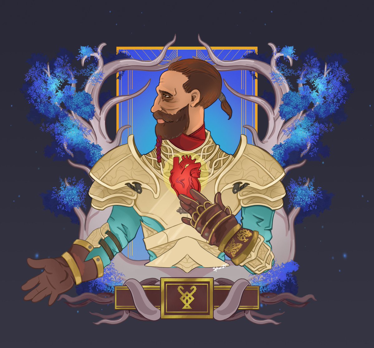 TheSphinxDen's tweet photo. @SonySantaMonica My illustration(s) of Sindri. @adamjharrington 's performance blew me away and ripped my heart out. Working on a Brok version! https://t.co/n0qDV9lTJ2