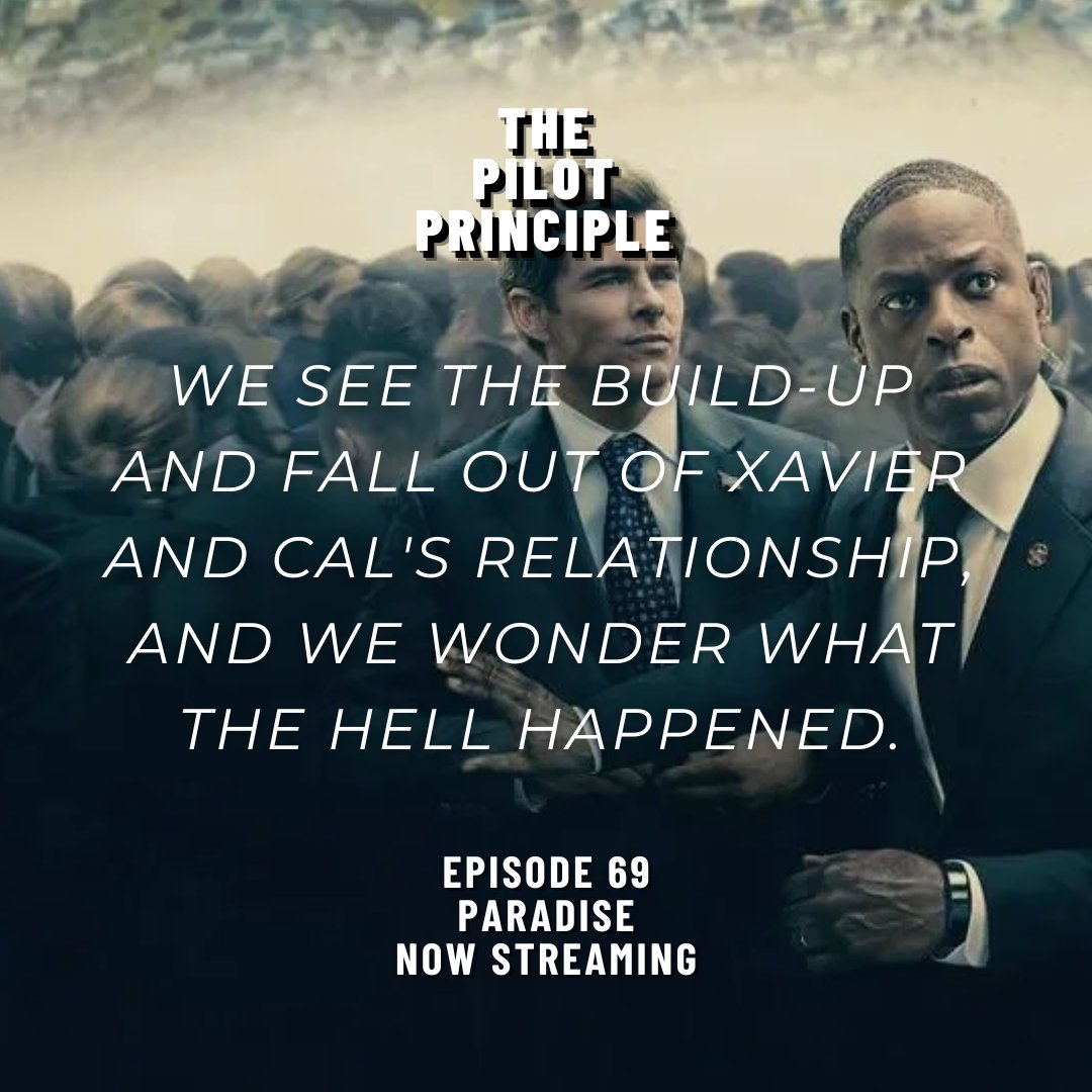 Catch up on The Pilot Principle...

Xavier Collins has one job, and let's just say it's not going well. Will the pilots big mystery convince you to watch past episode one? #Paradise #TV #Podcast 

tr.ee/t9KPW3fQ4E