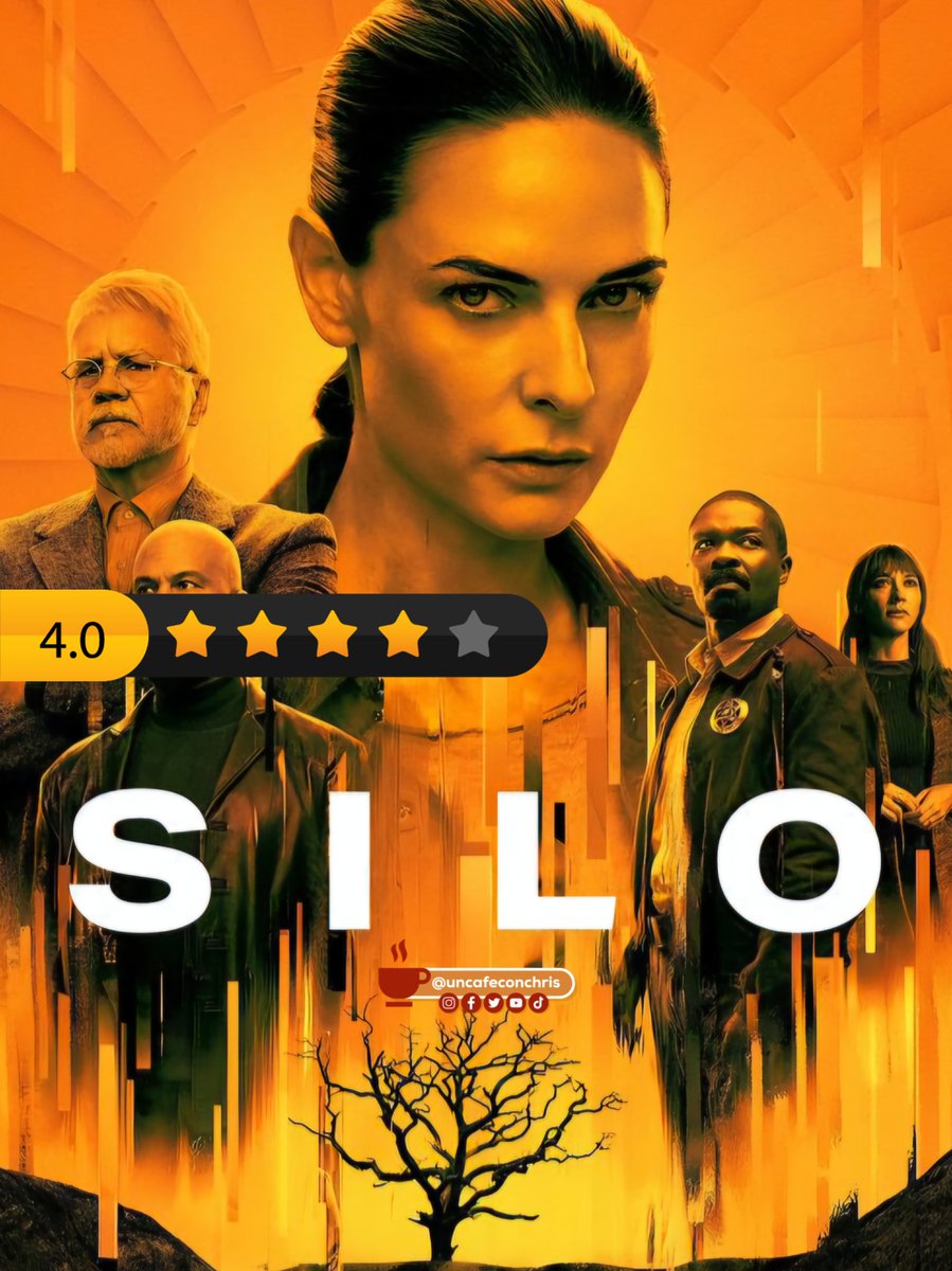 uncafeconchris's tweet image. Reseña: #Silo Temporada 2 (2024)
⭐⭐⭐⭐ (4/5🌟)
Plataforma: #AppleTV 

Mantiene la esencia de la primera temporada, con una narración estupenda y una propuesta visual que te deja sin aliento. 
#Silo2 #CienciaFicción #SeriesQueMolan #UnCafeConChris