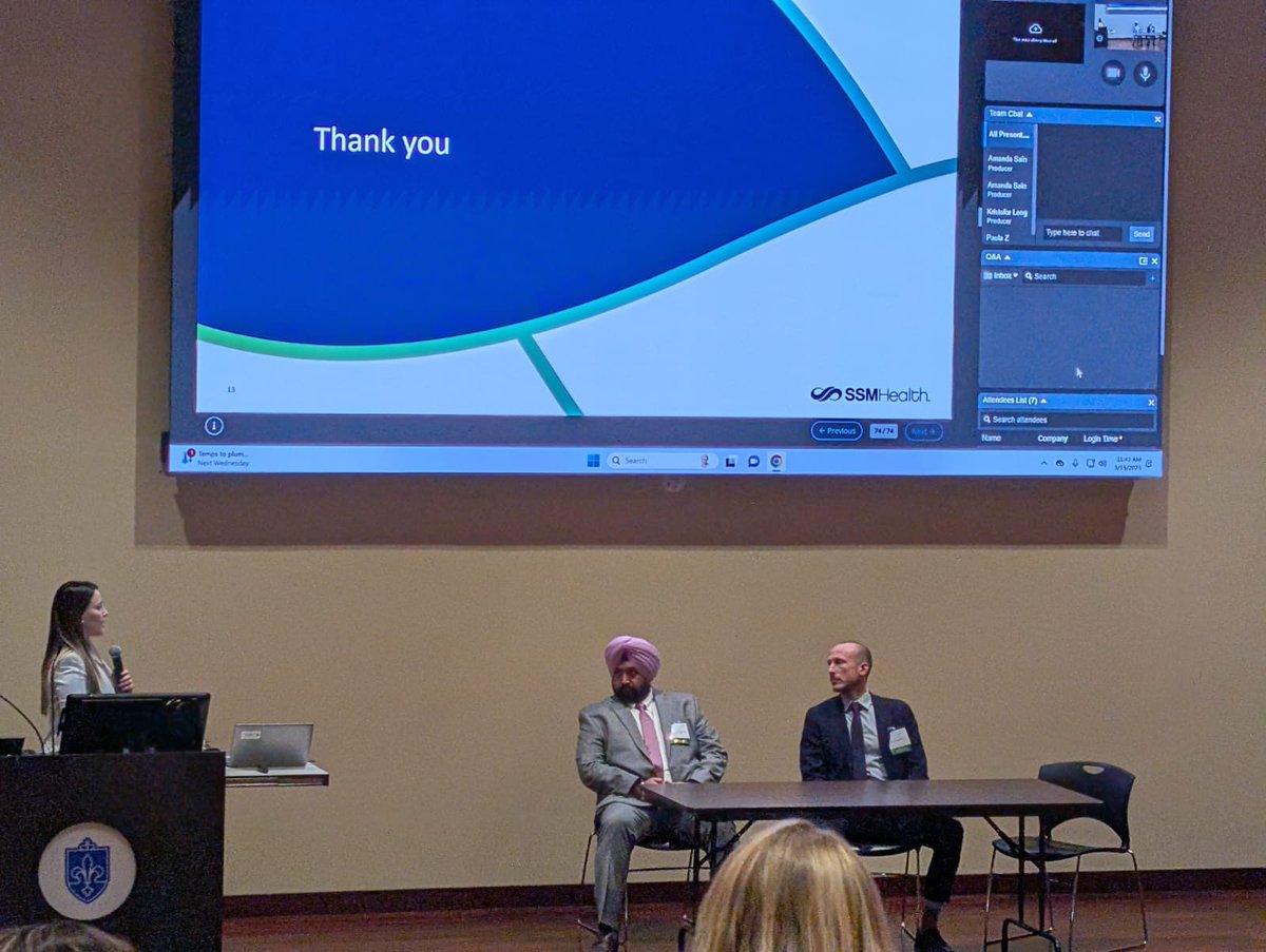 Manar Shmais (@shmaismanar) on Twitter photo Perianal disease is complicated and surgery is even more complex.
Rule of thumb : Operate with experienced hands!
Great talk by the amazing colorectal surgeon #SamRheinhardt
<a href="/SLUgastro/">SLU Gastroenterology & Hepatology</a> Perianal disease is complicated and surgery is even more complex.
Rule of thumb : Operate with experienced hands!
Great talk by the amazing colorectal surgeon #SamRheinhardt
<a href="/SLUgastro/">SLU Gastroenterology & Hepatology</a>