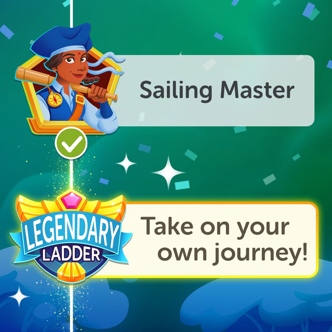 Ready for a swashbuckling adventure during Legendary Ladder, Wordies? 🌊⚓🏴‍☠️ Take on the Sailing Master and the entire Motley Crew for awesome rewards now: play.wordswithfriends.com/kfET/TW031525LL

#wordswithfriends #wordgames #trainyourbrain #brainteaser #LegendaryLadder