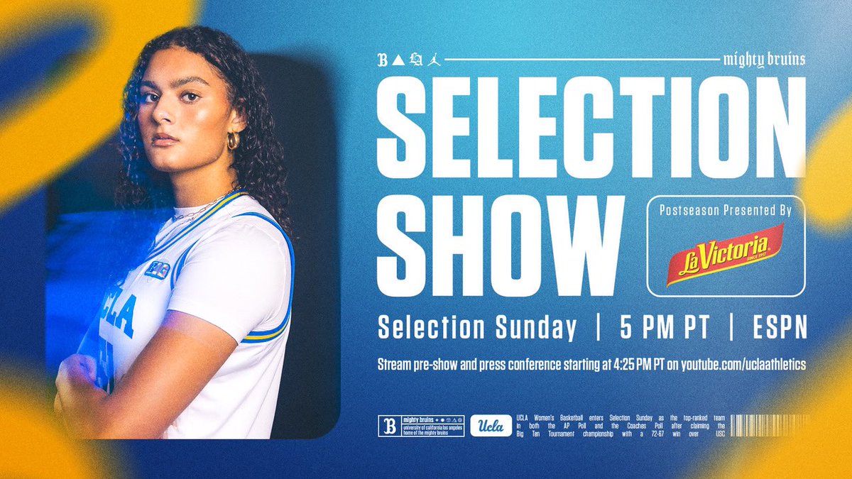 Don’t miss it tomorrow!

▶️: youtube.com/@uclaathletics

#GoBruins