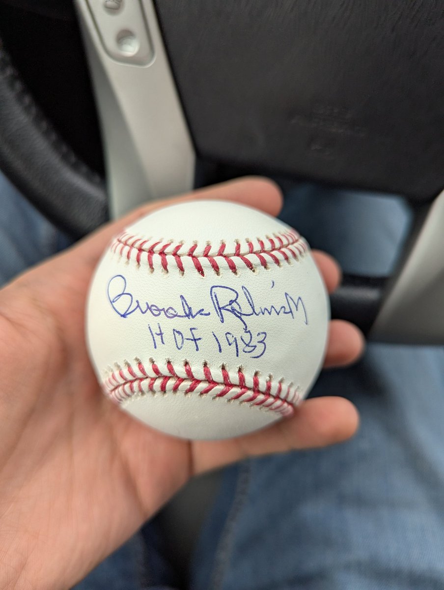 If this is real, this is the best goodwill find I've ever seen. I was shocked, put it back in the box, and bought it immediately. I can tell it's real blue ink and not printed on. The question is: real or forgery? #Birdland