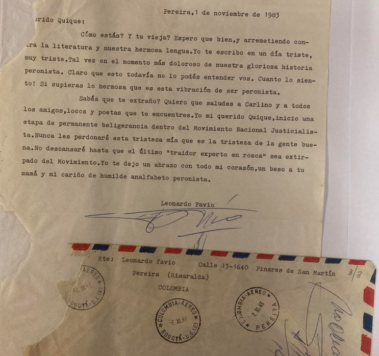 Juan Terranova (@juanterranova) on Twitter photo Favio. Fogwill. 1983 Favio. Fogwill. 1983