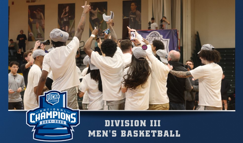 🏆The First Time in Program History!

Mohawk Valley lifts their first #NJCAABasketball DIII Men's Championship Trophy.

Recap⤵️
njcaa.org/sports/mbkb/20…