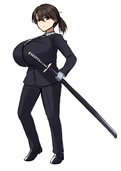 #とりあえずなんか構えたポーズ見せて普段春画ばっかりでロクなモンがないねぇ… 