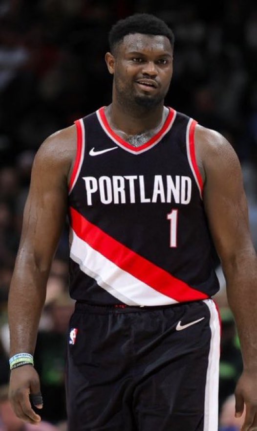 shaesharpeshow's tweet photo. What’s 1 offseason move you want the Blazers to make?😅

I’ll start: TRADE FOR ZION 🗣️🔥 https://t.co/Cbi9cNJBXK