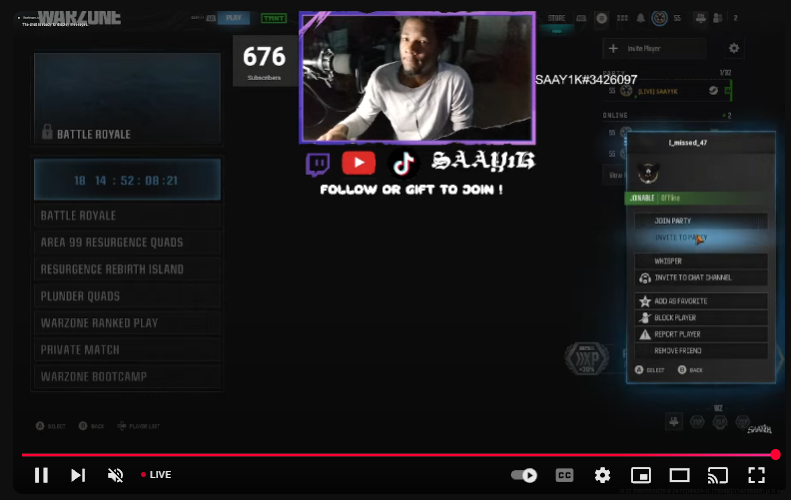 Saay1k's tweet photo. LIVE RIGHT NOW COME CHECK ME OUT!!

REBIRTH ISLAND (ONE HANDED)

https://t.co/YEBg3dOEr9

https://t.co/wvhs9Lbj9t https://t.co/EH7HIoEqvC