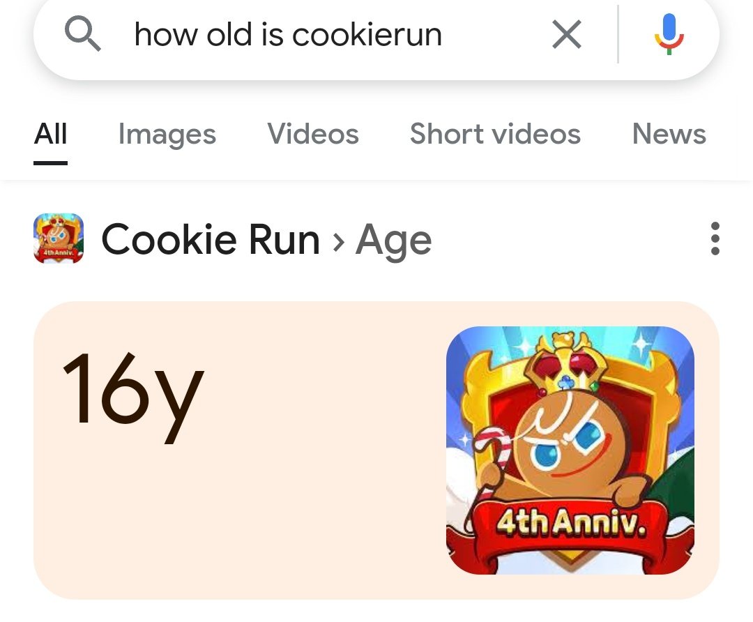 RETWEET IF YOU'RE AS OLD AS COOKIE RUN OR OLDER. if not, uh... idk cry in the comments newgens
