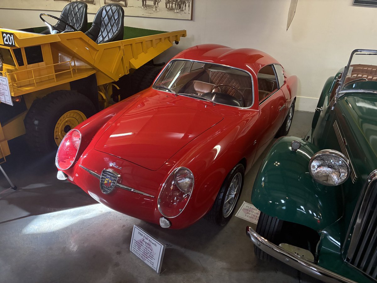 CypressNut's tweet photo. @SpeedSportLife Holy smokes! People raced these Abarth Zagatos! They are tiny!! https://t.co/bXhMzpYkK6