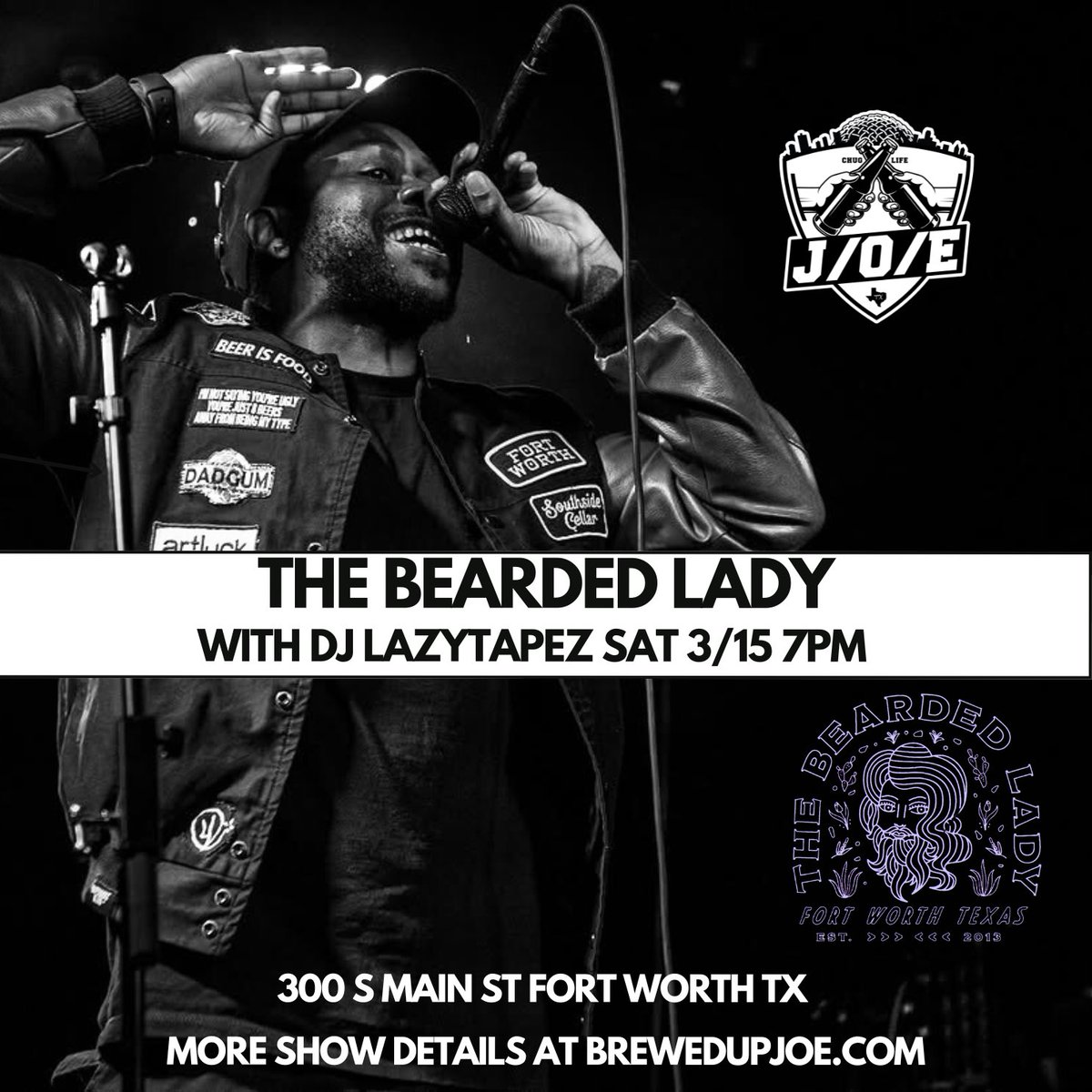 brewedupjoe's tweet photo. #FortWorth come catch us on the patio at @BeardedLadyFW for a free live music performance! 7PM https://t.co/20hiTAekQP
