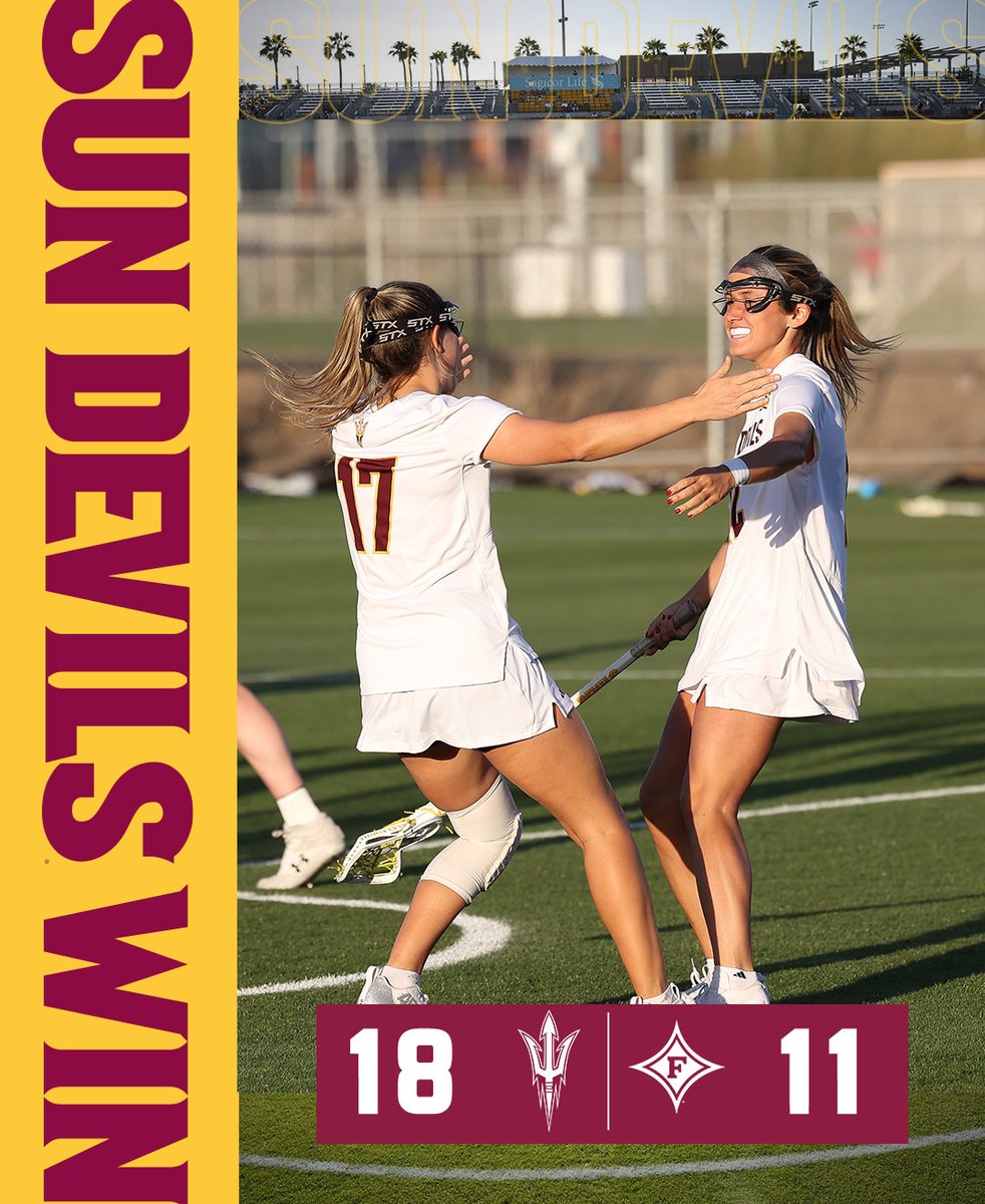 THE SUN DEVILS ARE NOW 5-0 ON HOME TURF! 😈

#ForksUp