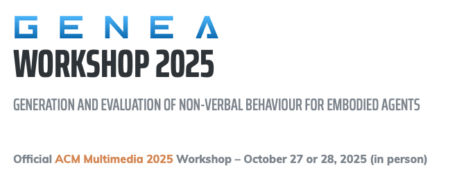 GENEA Workshop tweet media