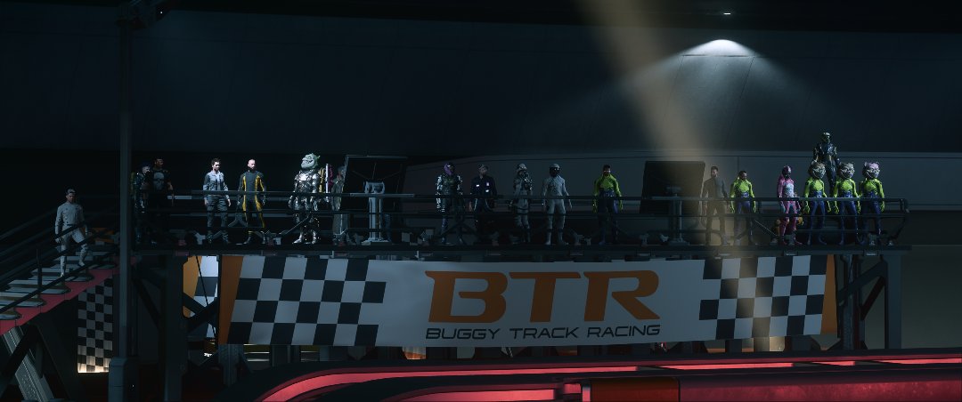 Buggy Track Racing course in Orison is packed today for the S7 Qualifiers! 🏁

#StarCitizen
