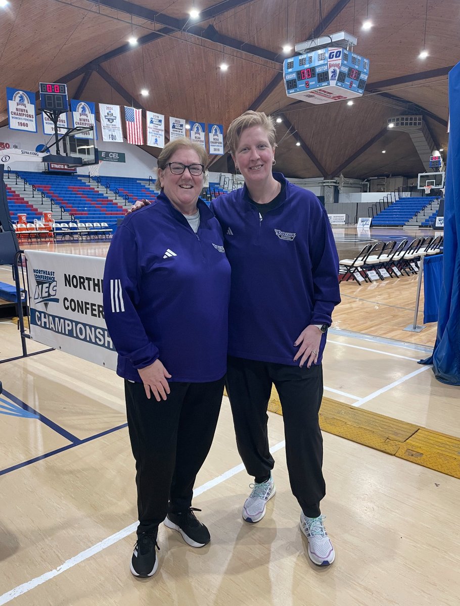 Trisha Brown (@coachtb_sc) on Twitter photo Happy to be Twinning on Championship weekend with Deputy AD Kaitlyn O’Malley- <a href="/StonehillWBB/">Stonehill Women’s Basketball</a> Class of’04. #fullcircle 💜<a href="/GoStonehill/">Stonehill Athletics</a> Happy to be Twinning on Championship weekend with Deputy AD Kaitlyn O’Malley- <a href="/StonehillWBB/">Stonehill Women’s Basketball</a> Class of’04. #fullcircle 💜<a href="/GoStonehill/">Stonehill Athletics</a>